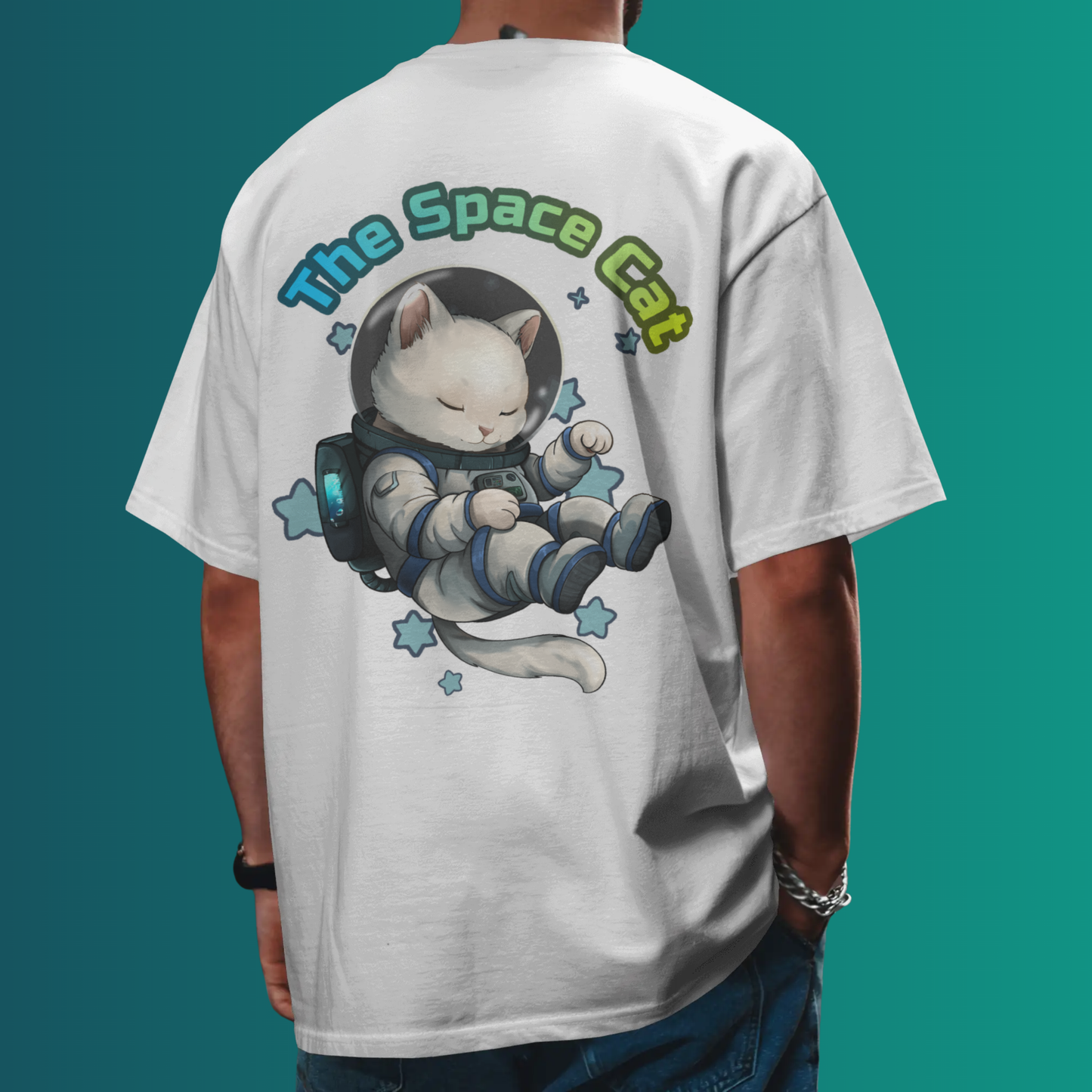 The Space Cat T-Shirt - White